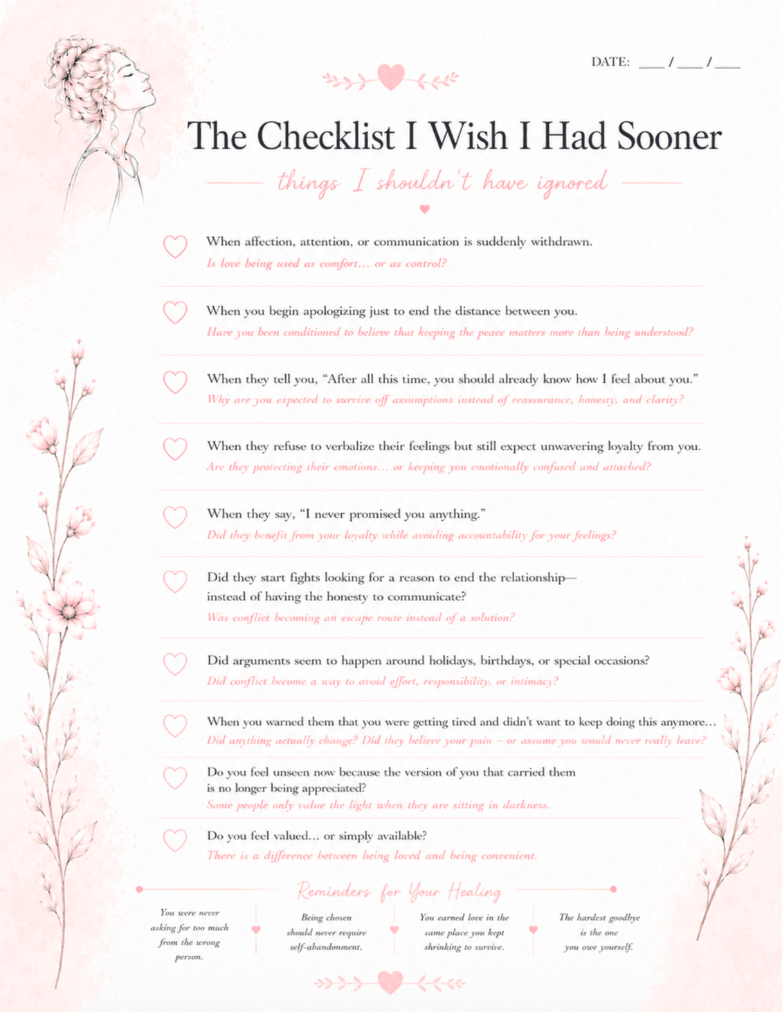 The Checklist
