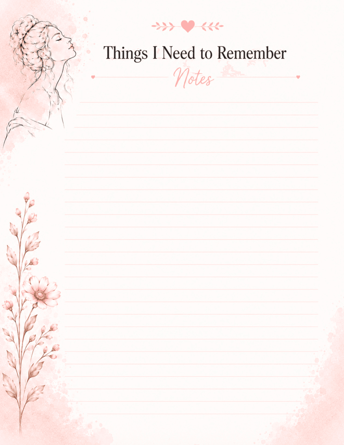 Things I Need to Remember